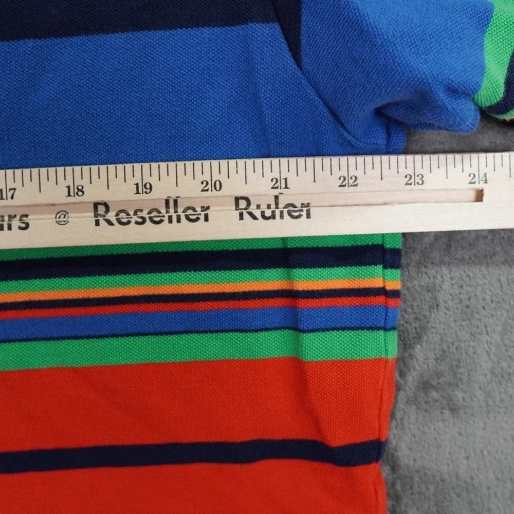 VTG Polo Ralph Lauren Polo Shirt Men Extra Large Stripe ClassicFit Pony Lot of 3